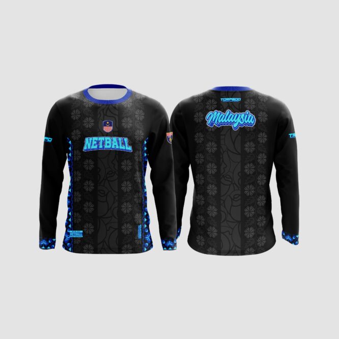 MSSM Netball Bold Black Long Sleeve
