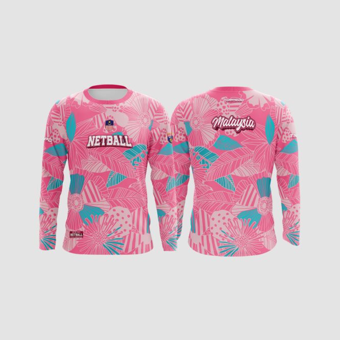 MSSM Netball Pink Power Long Sleeve