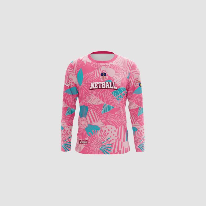 MSSM Netball Pink Power Long Sleeve - Image 2