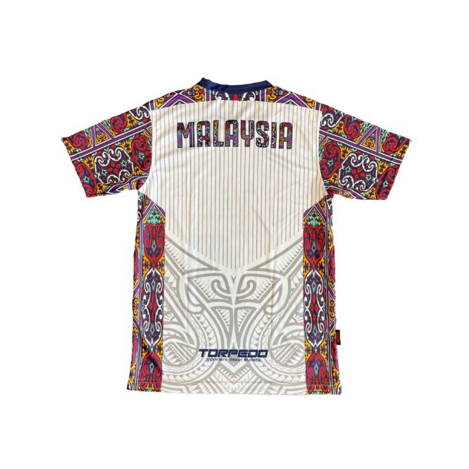 Hibiscus White Round Neck - Image 2