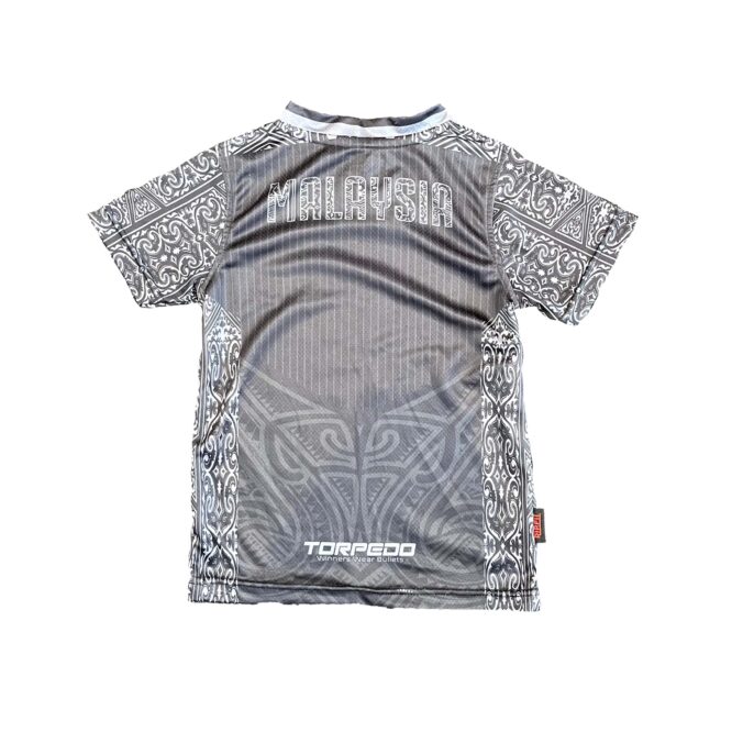 Hibiscus Black Round Neck Kids - Image 2