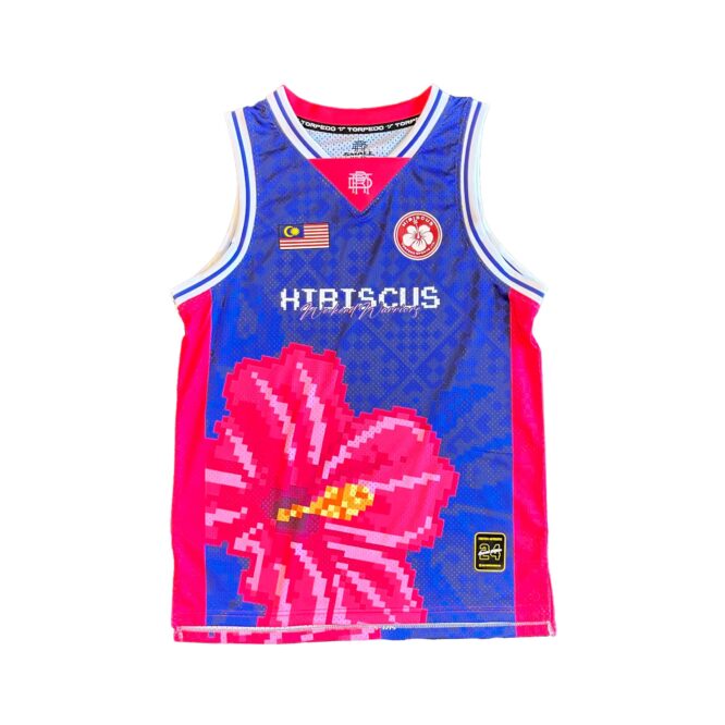 Hibiscus Pixel x Weekend Warriors Singlet