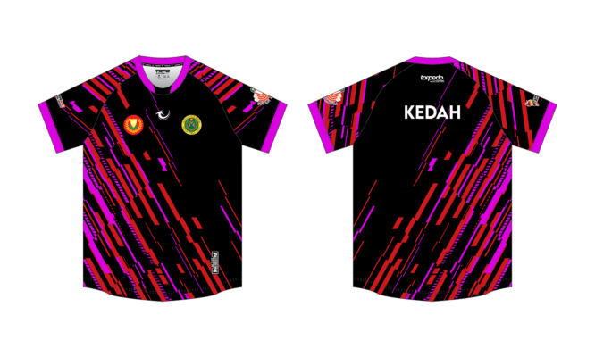 [PRE-ORDER] Sukma 2024 Rugby Kedah Women Away Fans Round Neck - Image 3