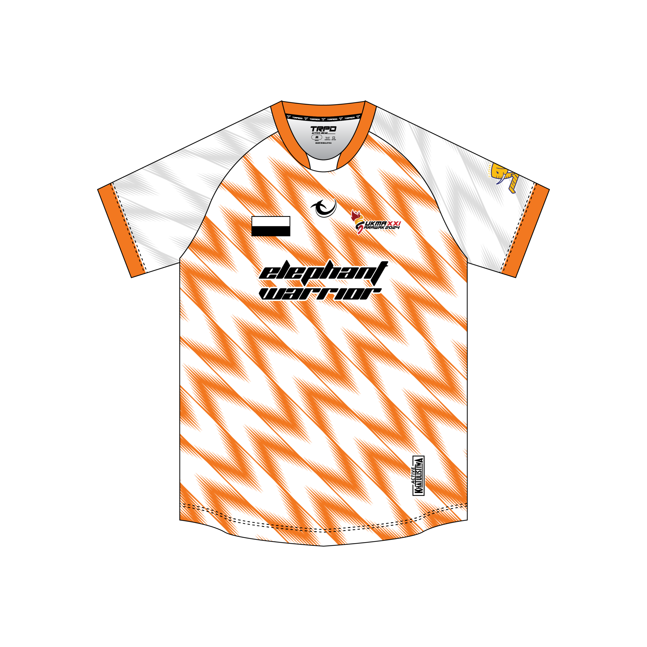 Sukma 2024 Rugby Pahang Away Fans Round Neck