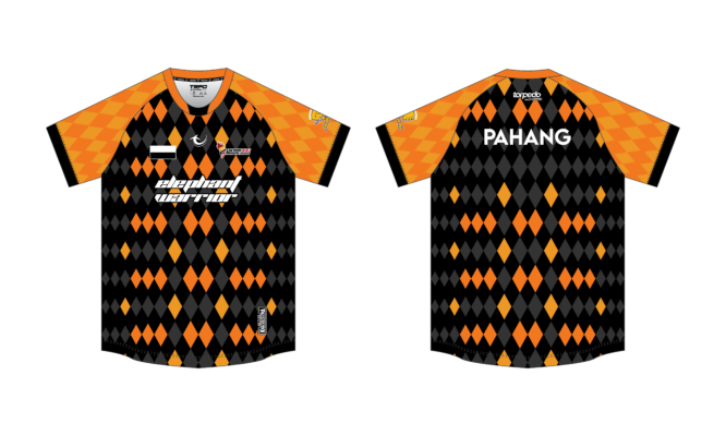 [PRE-ORDER] Sukma 2024 Rugby Pahang Home Fans Round Neck - Image 3