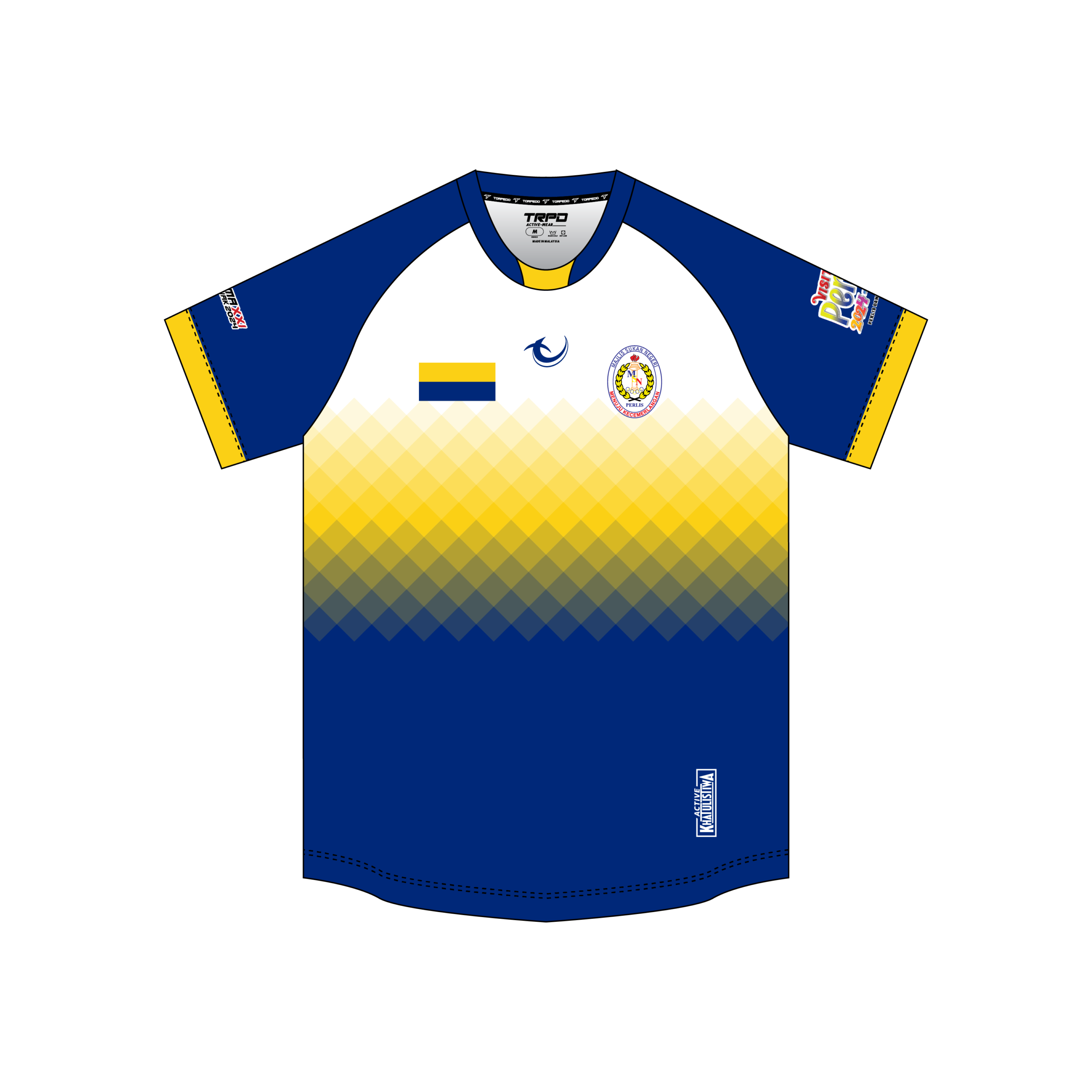 Sukma 2024 Rugby Perlis Home Fans Round Neck