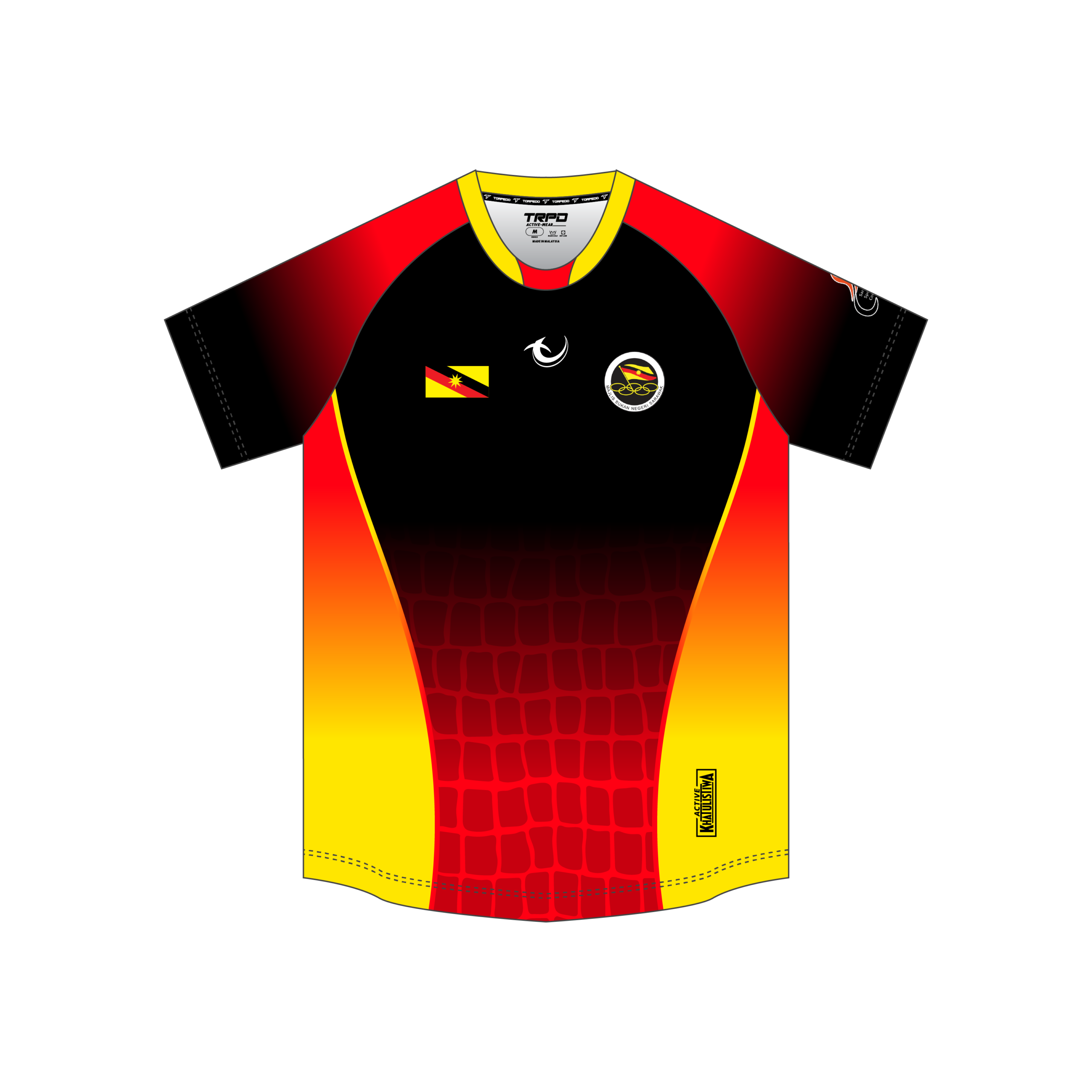 Sukma 2024 Rugby Sarawak Fans Round Neck