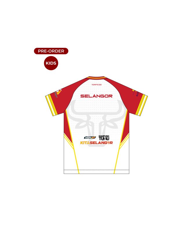 [PRE - ORDER] Selangor Agong Cup 2025 Jersey Kids - Image 2