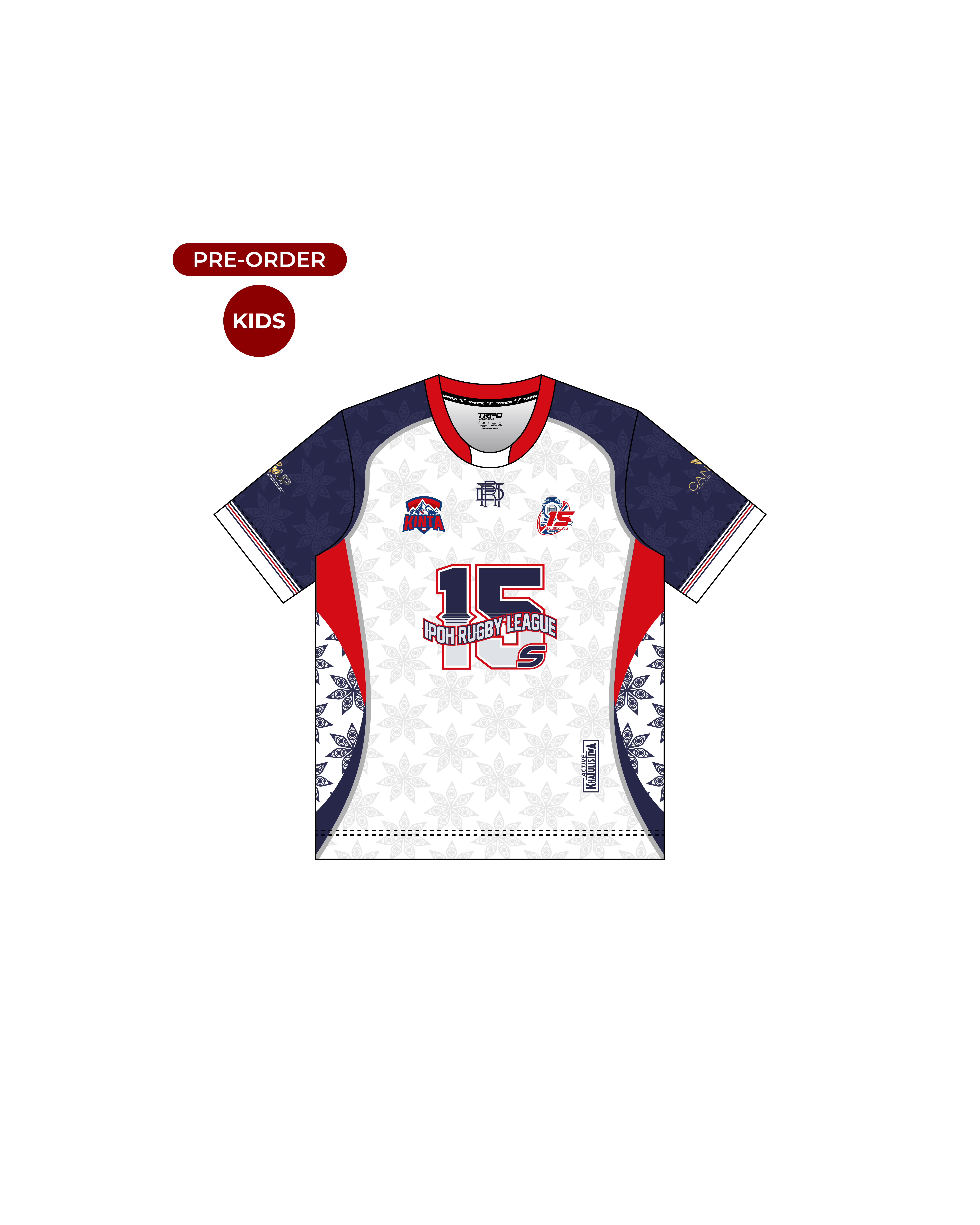 [PRE - ORDER] Ipoh Rugby League 2025 Merchandise  Round Neck Kids