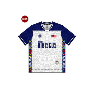Hibiscus 2026 Round Neck Kids - White