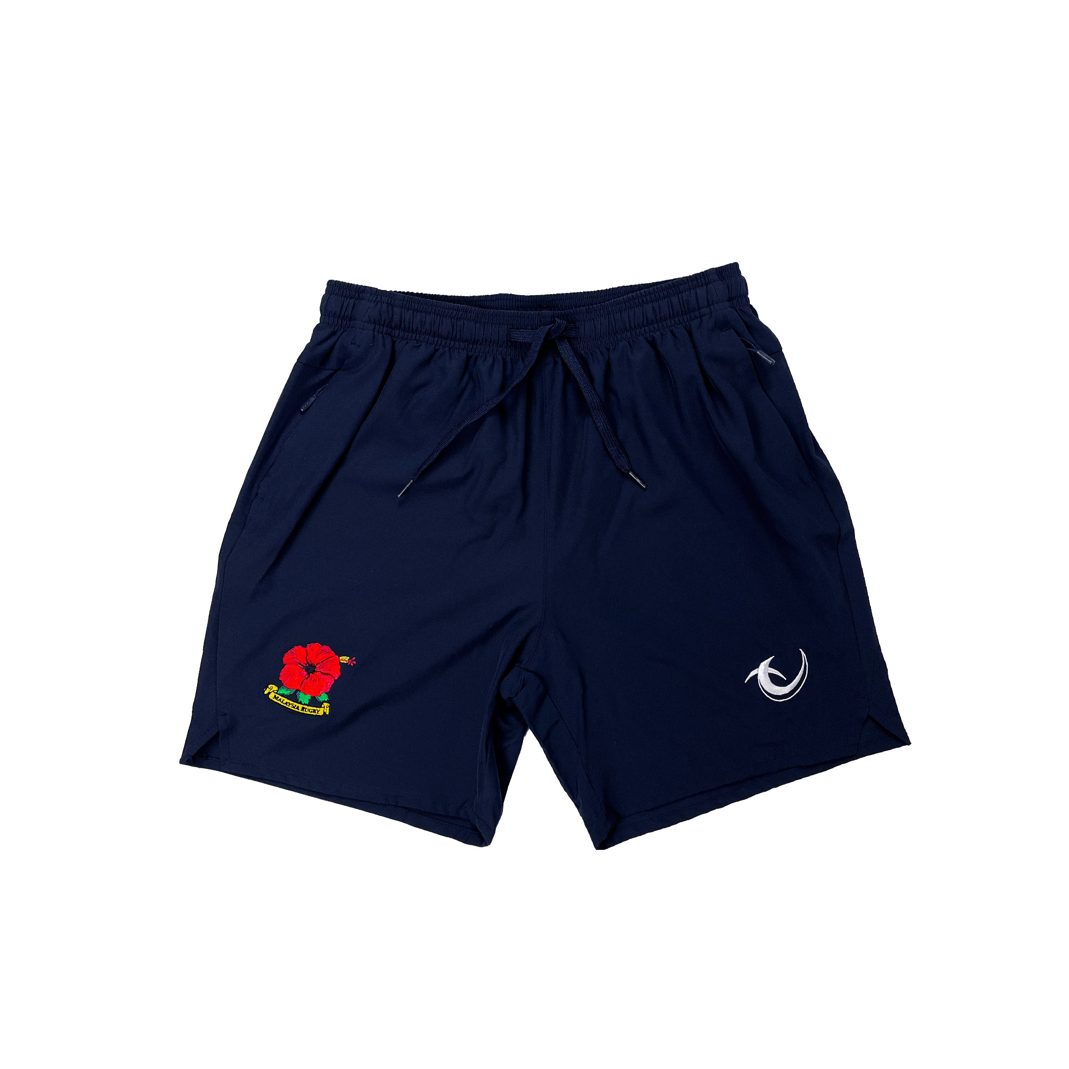 MALAYSIA RUGBY GYM SHORT V12 - NAVY BLUE