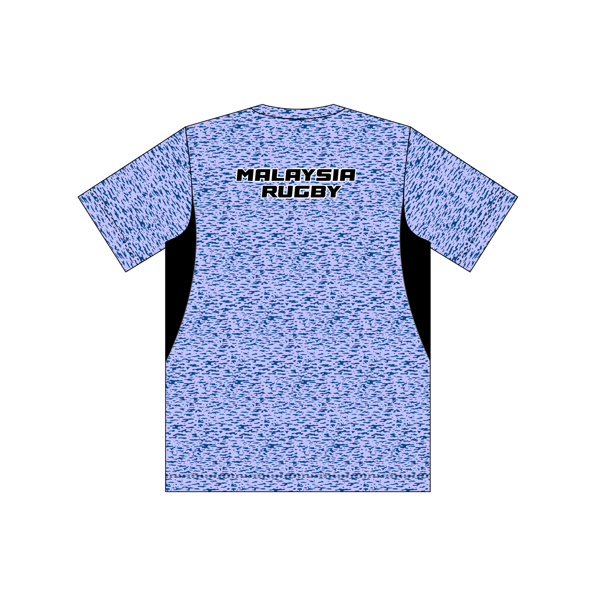 Malaysia Rugby 2026 Training Shirt - Blue - Image 2